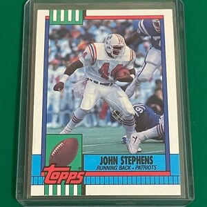 John Stephens #427 1990 Topps Football Trading Card
